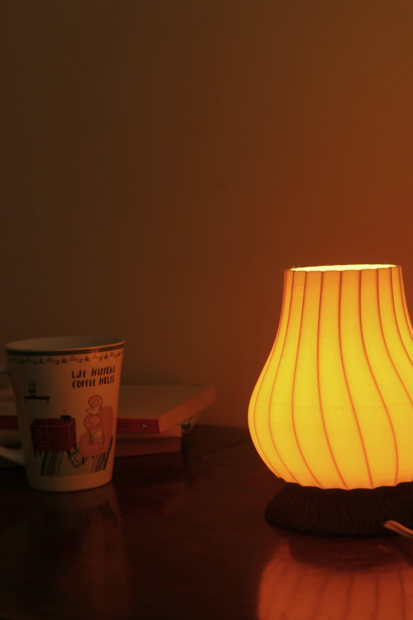 Soft Glow - Ivory | 3D Printed Lamp