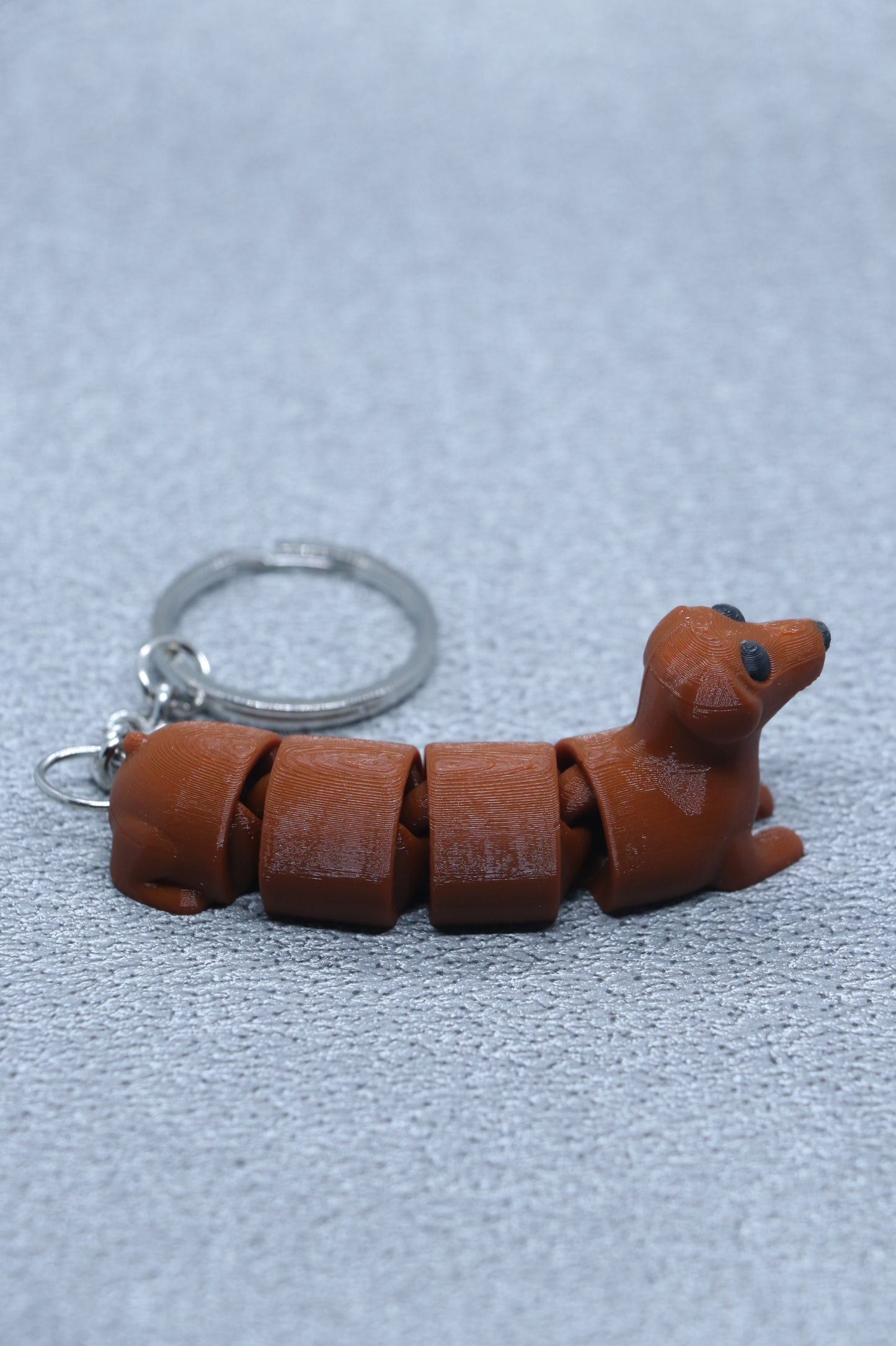 3D Printed Flexible Keychain | Sausage Dog