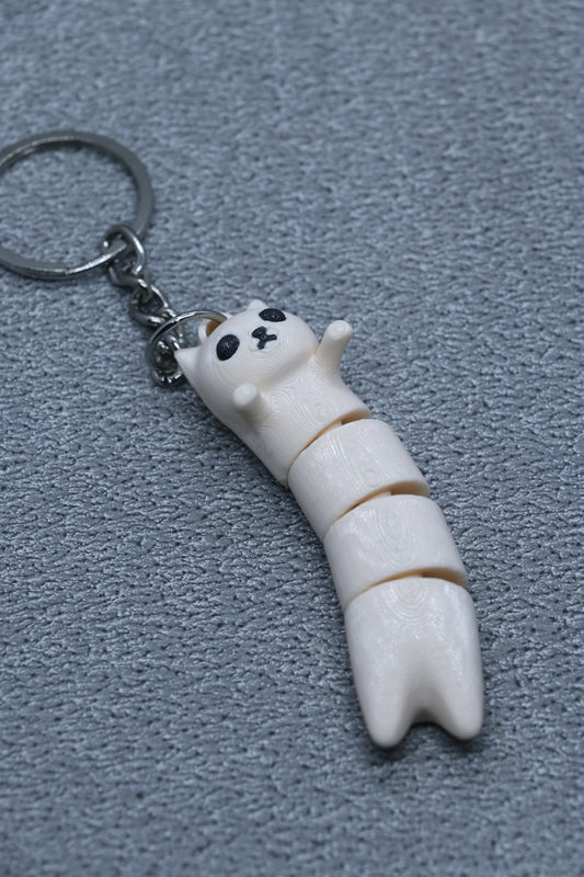 3D Printed Flexible Keychain | Long Cat