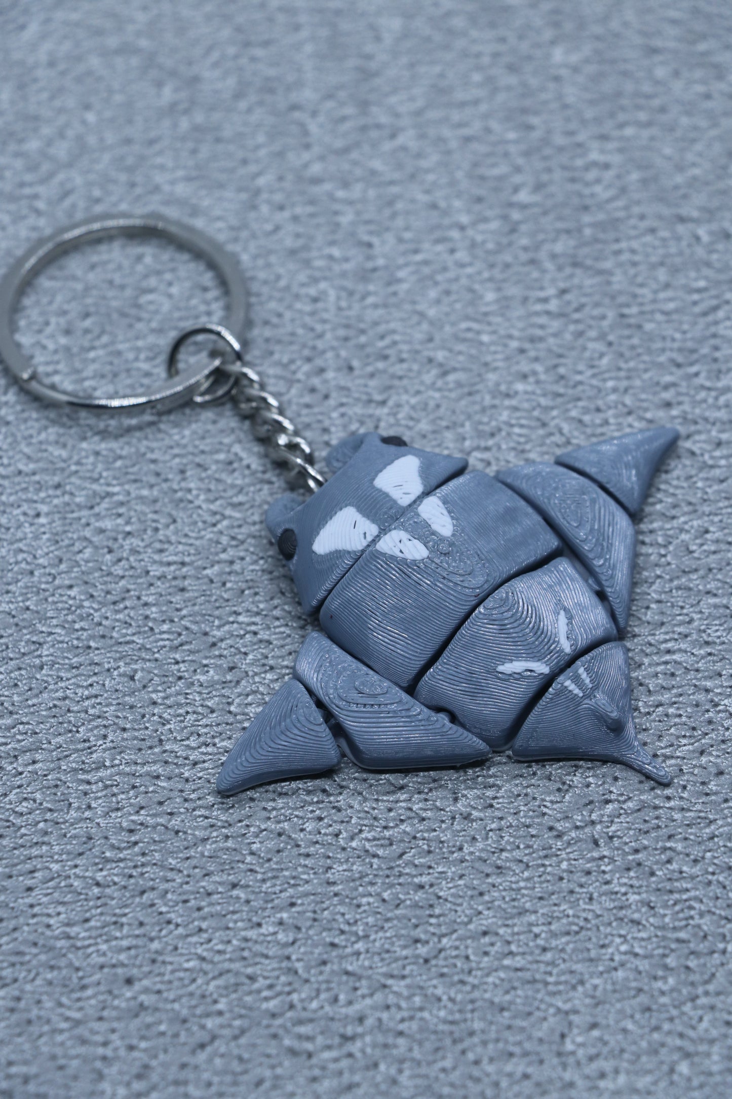 3D Printed Flexible Keychain | Manta Ray