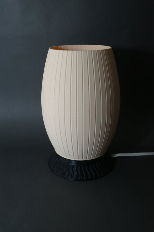 ZenStripes Lamp - Ivory | 3D Printed