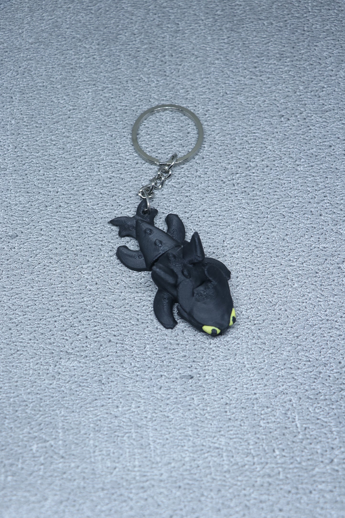 3D Printed Flexible Keychain | Night Fury (Baby Toothless)