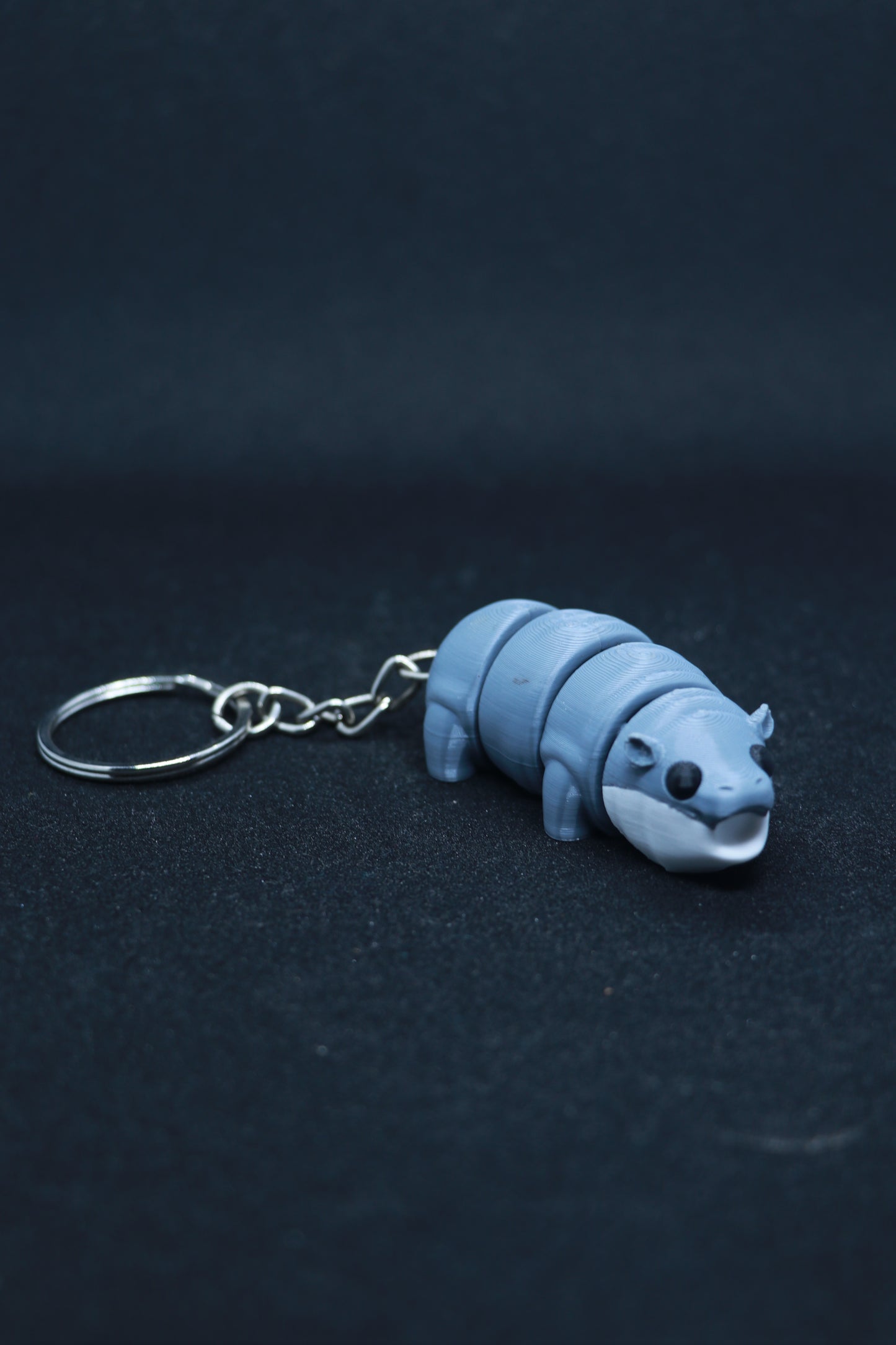 3D Printed Flexible Keychain | Baby Hippo