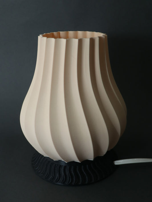 Soft Glow - Ivory | 3D Printed Lamp