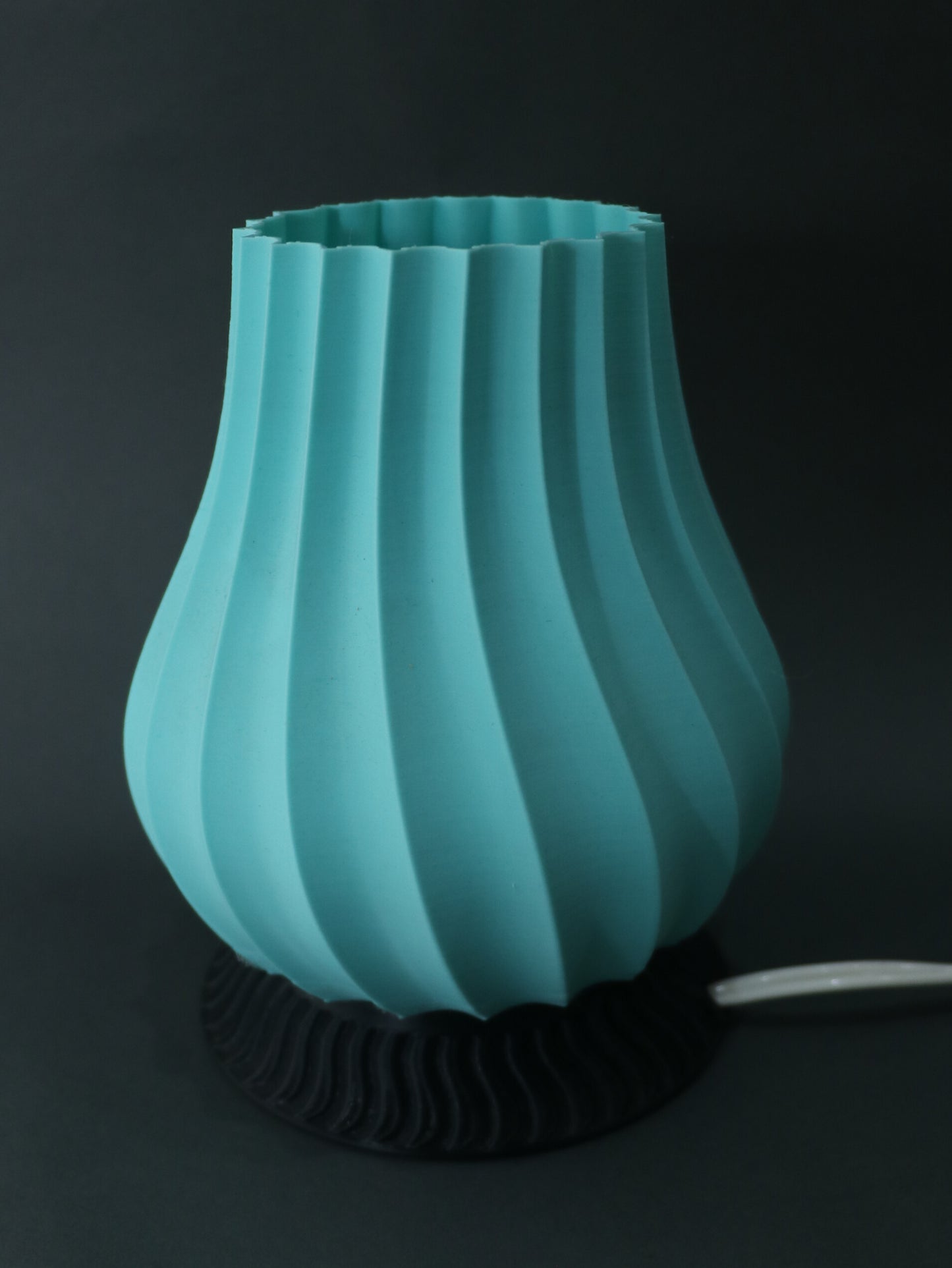 Soft Glow - Teal | 3D Printed Lamp